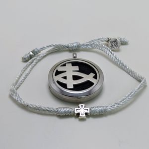 My Saint My Hero bracelet and HooAMI aromatherapy essential oil diffuser pendant